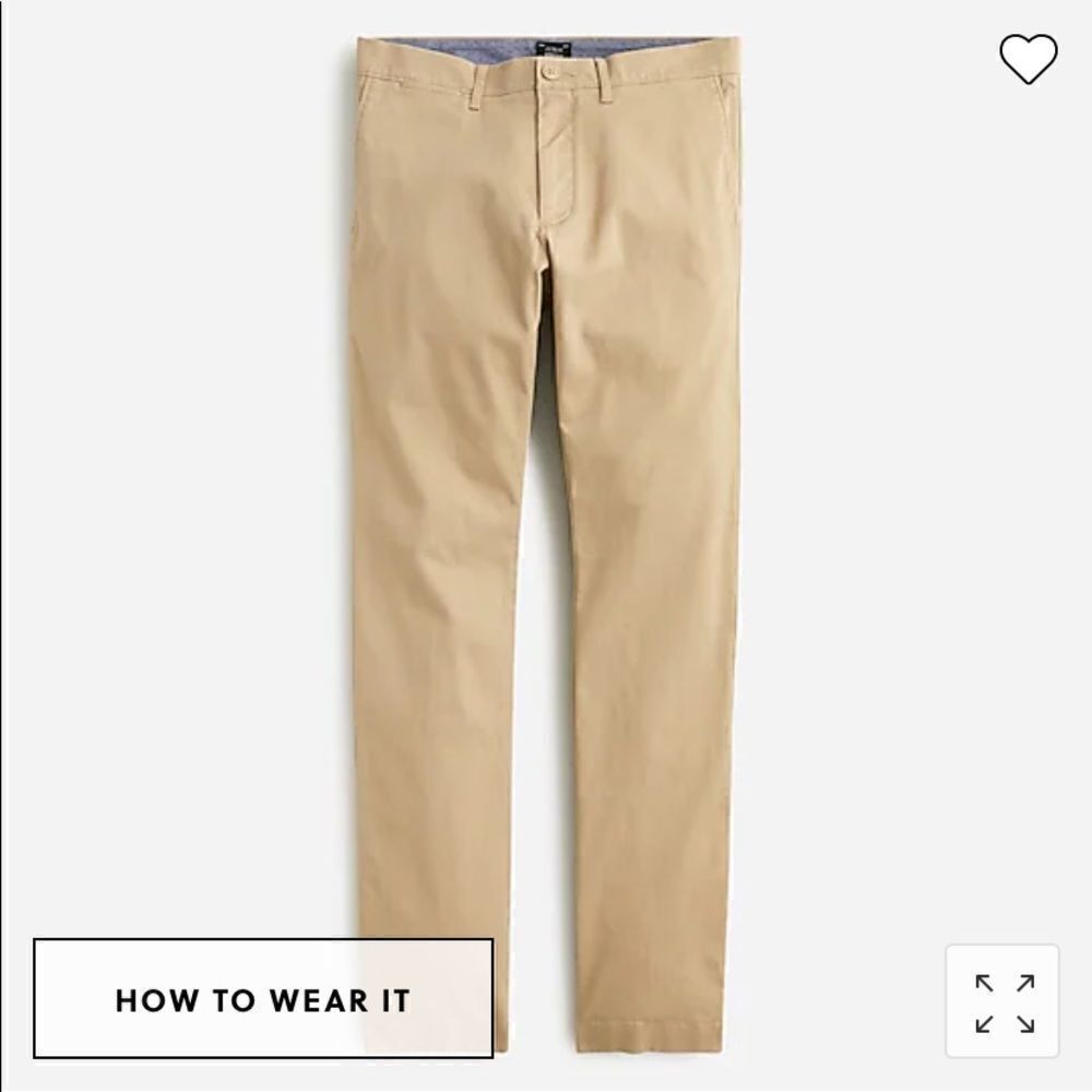 J. Crew 484 Slim-fit stretch chino pant